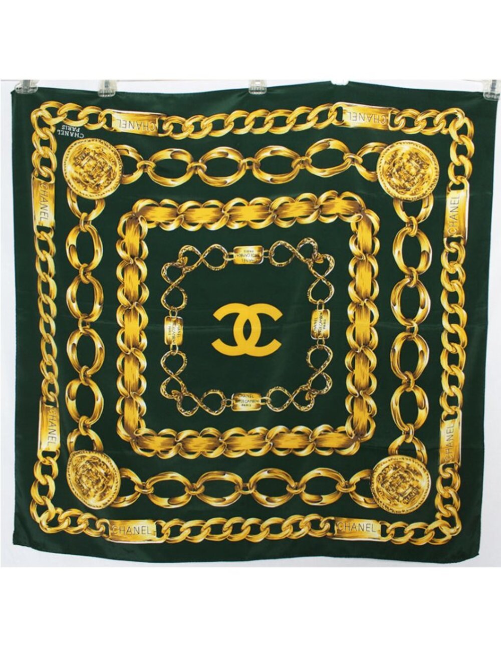 Chanel Silk Scarf 34" x 34"
